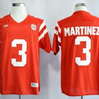 Men's Cornhuskers ACTIVE PLAYER Custom Red New Big 10 Stitched Football Jersey