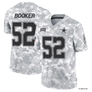 Men's Dallas Cowboys 2024 F.U.S.E Arctic Salute To Service Limited Stitched Football Jersey