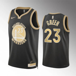 Men's Golden State Warriors #23 Draymond Green Black 2024 Select Series Stitched Basketball Jersey