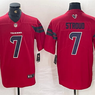Men's Houston Texans #7 C.J. Stroud Red Vapor Untouchable Stitched Football Jersey