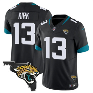 Men's Jacksonville Jaguars Florida Patch Vapor Jersey All Stitched Christian Kirk #13