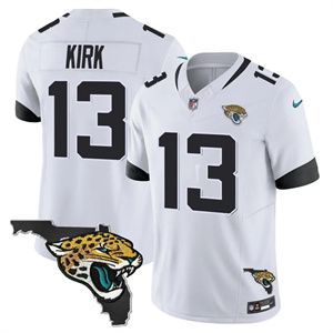 Men's Jacksonville Jaguars Florida Patch Vapor Jersey All Stitched Christian Kirk #13
