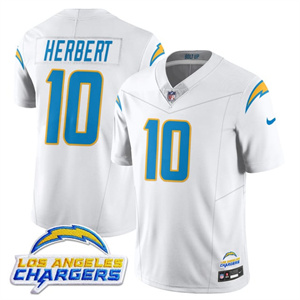 Men's Los Angeles Chargers #10 Justin Herbert 2025 Alternate Jersey All Stitched