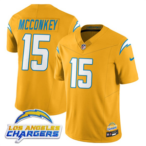 Men's Los Angeles Chargers #15 Ladd McConkey 2025 Alternate Jersey All Stitched