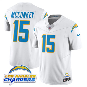 Men's Los Angeles Chargers #15 Ladd McConkey 2025 Alternate Jersey All Stitched