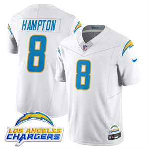 Men's Los Angeles Chargers #8 Omarion Hampton 2025 Alternate Jersey All Stitched