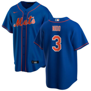 Men's New York Mets #3 Tomas Nido Royal Cool Base Stitched Jersey