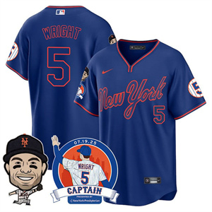 Men's New York Mets #5 David Wright David Wright Mets Legend Jersey V2 All Stitched