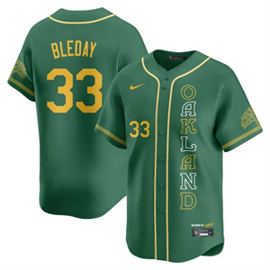 Men's Oakland Athletics City Connect Concept Jersey All Stitched JJ Bleday #33