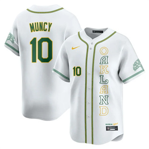 Men's Oakland Athletics City Connect Concept Jersey All Stitched Max Muncy #10