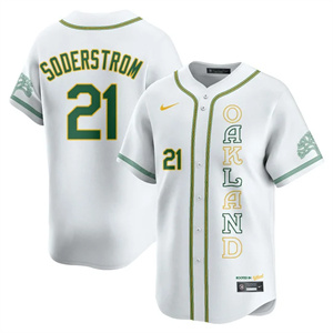 Men's Oakland Athletics City Connect Concept Jersey All Stitched Tyler Soderstrom #21