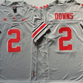 Men's Ohio State Buckeyes #2 Emeka Egbuka Grey F.U.S.E. Limited Stitched Jersey