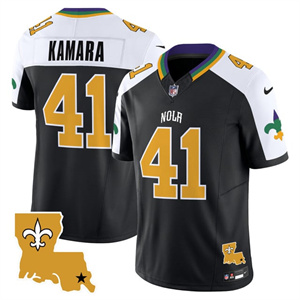 Men's New Orleans Saints #41 Alvin Kamara 2025 New Orleans City Vapor Limited Jersey All Stitched