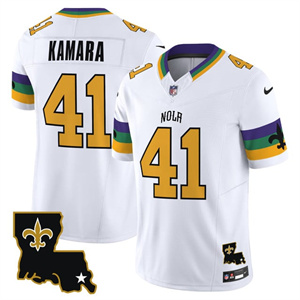 Men's New Orleans Saints 2025 New Orleans City Vapor Limited Jersey All Stitched Alvin Kamara