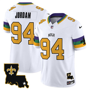 Men's New Orleans Saints 2025 New Orleans City Vapor Limited Jersey All Stitched Cameron Jordan