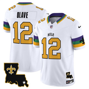 Men's New Orleans Saints 2025 New Orleans City Vapor Limited Jersey All Stitched Chris Olave
