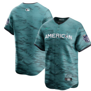 Men's Seattle Mariners Blank Teal 2023 All-Star Cool Base With Patch Stitched Baseball Jersey
