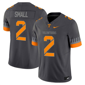 Men's Tennessee Volunteers Jabari Small 2025 'Smokey Grey Series' Vapor Limited Jersey V2 All Stitched