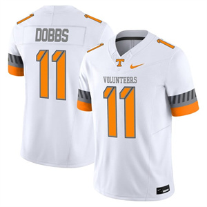 Men's Tennessee Volunteers #11 Joshua Dobbs 2025 'Smokey Grey Series' Vapor Limited Jersey V2 All Stitched