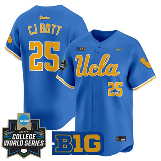 Men's UCLA Bruins #25 CJ Bott 2025 World Series Vapor Premier Limited Jersey All Stitched