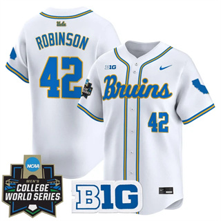 Men's UCLA Bruins #42 Jackie Robinson 2025 World Series Vapor Premier Limited Jersey All Stitched