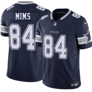 Men's Dallas Cowboys #84 Denzel Mims Navy 2026 F.U.S.E Vapor Untouchable Limited Stitched Football Jersey
