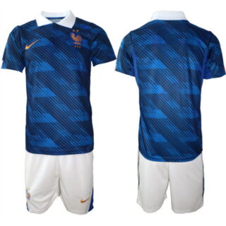 Men's France Navy 2026 Home Soccer Jersey Suit