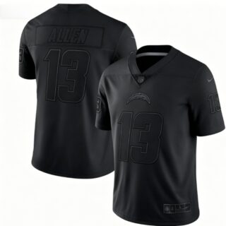 Men's Los Angeles Chargers #13 Keenan Allen Black Limited Stitched Football Jersey