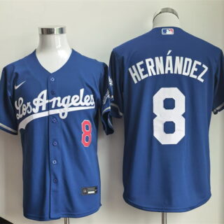 Men's Los Angeles Dodgers #8 Enrique Hernandez Royal 2026 Gold Collection Stitched Baseball Jersey