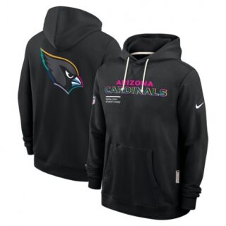 Men's Arizona Cardinals Black 2025 Crucial Catch Dri-FIT Hoodie