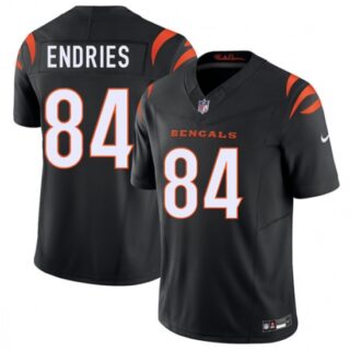 Men's Cincinnati Bengals #84 Jack Endries Black 2026 Draft F.U.S.E. Vapor Untouchable Limited Football Stitched Jersey