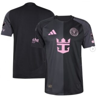 Men's Inter Miami CF Black 2025 The Fortitude Kit Authentic Jersey