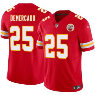 Men's Kansas City Chiefs #25 Emari Demercado Red 2026 F.U.S.E. Vapor Untouchable Limited Stitched Football Jersey