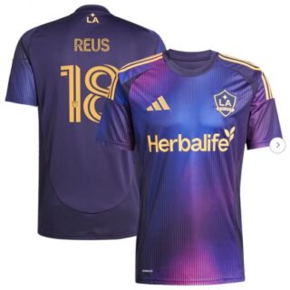 Men's LA Galaxy Marco Reus adidas Navy 2025 RIZON Replica Player Jersey