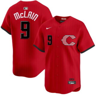 Men's #9 Matt McLain Cincinnati Reds 2026 City Connect Vapor Premier Limited Jersey - All Stitched