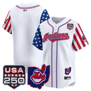 Men's Cleveland Indians Team America 250 Edition Vapor Premier Limited Jersey All Stitched