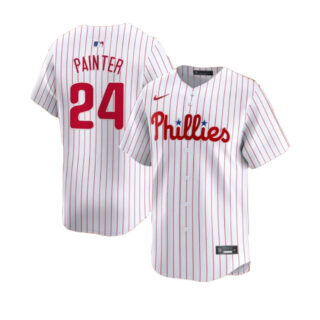 Men's Philadelphia Phillies Andrew Painter #24 Pinstripe Jersey