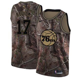 Nike 76ers #17 JJ Redick Camo Youth NBA Swingman Realtree Collection Jersey