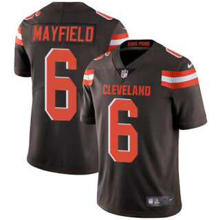 Nike Browns #6 Baker Mayfield Brown Team Color Youth Stitched NFL Vapor Untouchable Limited Jersey