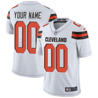 Nike Cleveland Browns Limited White Road Youth Jersey NFL Vapor Untouchable Customized jerseys
