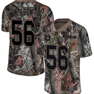 Nike Colts #56 Quenton Nelson Camo Men's Stitched NFL Limited Rush Realtree Jersey
