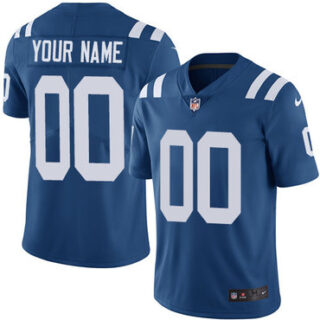 Nike Colts Blue Men's Customized Vapor Untouchable Player Limited Jersey
