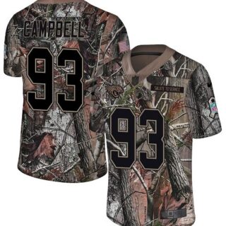 Nike Jaguars #93 Calais Campbell Camo Men's Stitched NFL Limited Rush Realtree Jersey