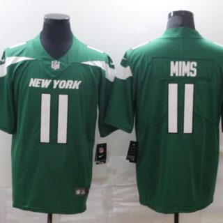 Nike Jets 11 Denzel Mims Green Vapor Untouchable Limited Jersey
