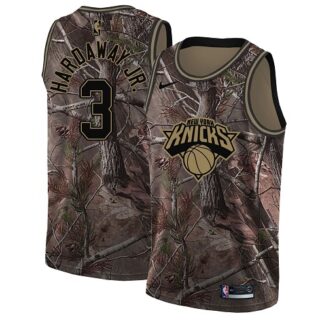 Nike Knicks #3 Tim Hardaway Jr. Camo Youth NBA Swingman Realtree Collection Jersey