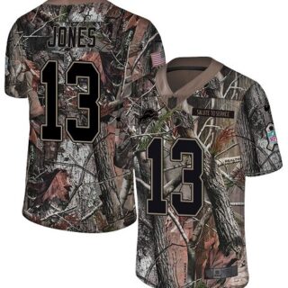 Nike Lions #13 T.J. Jones Camo Men's Stitched NFL Limited Rush Realtree Jersey