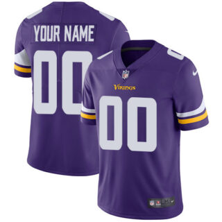 Nike NFL Minnesota Vikings Vapor Untouchable Customized Limited Purple Home Men's Jersey