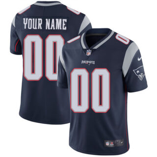 Nike NFL New England Patriots Vapor Untouchable Customized Limited Navy Blue Home Youth Jersey