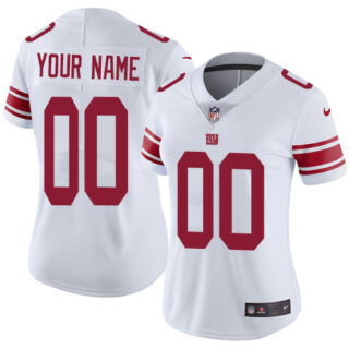 Nike NFL New York Giants Vapor Untouchable Customized Elite White Road Women's Jersey