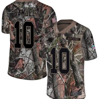 Nike Panthers #10 Curtis Samuel Camo Men's Stitched NFL Limited Rush Realtree Jersey